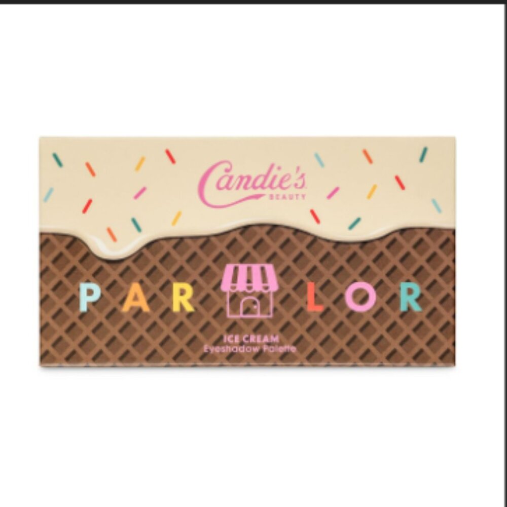 Candie's Parlor Ice Cream Eyeshadow Palette - Brown, Pink, Yellow, Blue, Orange